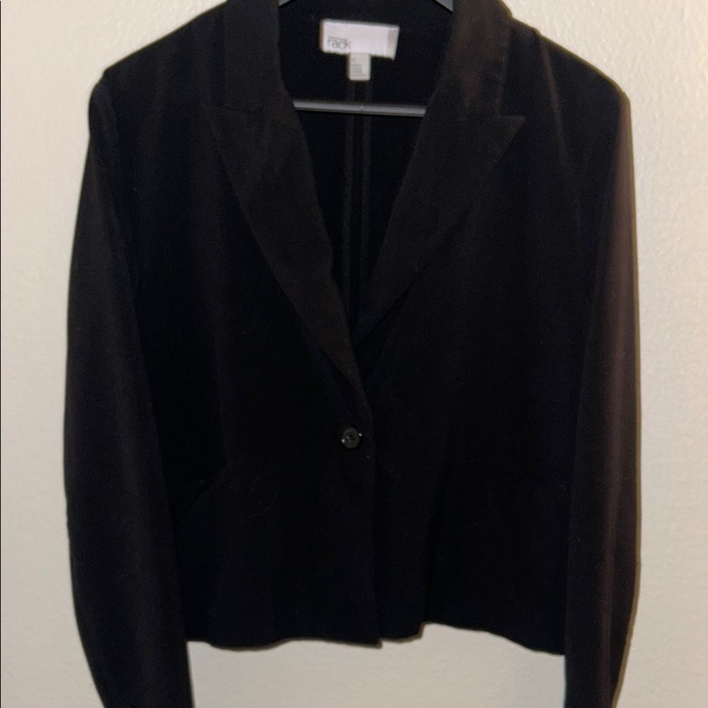 Nordstrom Black Blazer Structured Formal Wear